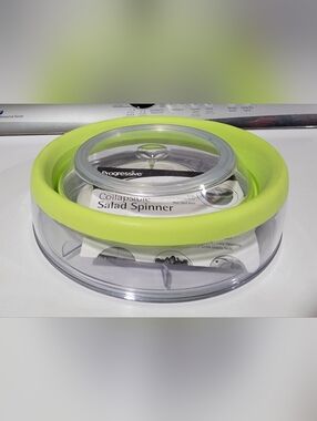 New Progressive Collapsible Salad Spinner